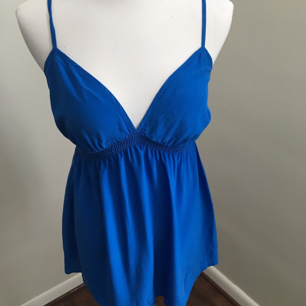 Beautiful electric blue tank top